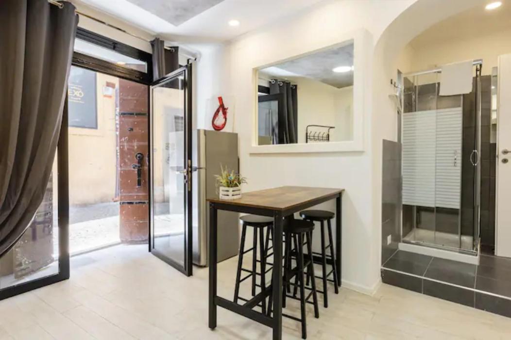 Historical Workshop Apartment - Fico Rome Bagian luar foto